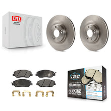 Load image into Gallery viewer, [Front] 2012 Hyundai Genesis 3.8L Premium OE Brake Rotors &amp; Ceramic Pads Kit For Max Braking