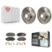 Charger l'image dans la galerie, [Front] 2009-2011 Kia Borrego Premium OE Brake Rotors &amp; Ceramic Pads Kit For Max Braking