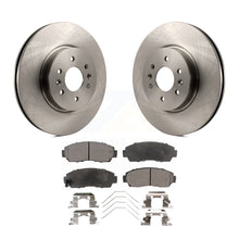 Charger l&#39;image dans la galerie, Front Disc Brake Rotors And Ceramic Pads Kit For 2011-2014 Honda Odyssey