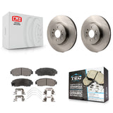 [Front] 2011-2014 Honda Odyssey Premium OE Brake Rotors & Ceramic Pads Kit For Max Braking