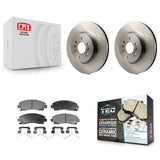 [Front] 2009-2014 Acura TL Premium OE Brake Rotors & Ceramic Pads Kit For Max Braking