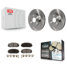 Charger l'image dans la galerie, Front Disc Brake Rotor And Ceramic Pad Kit For Toyota Prius Lexus CT200h Plug-In