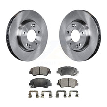 Load image into Gallery viewer, Front Disc Brake Rotors And Ceramic Pads Kit For 2014 Kia Forte5 EX