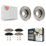 [Front] 2009-2011 Nissan Versa 1.6L Premium OE Brake Rotors & Ceramic Pads Kit For Max Braking