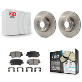 Front Disc Brake Rotors And Ceramic Pads Kit For Kia Sorento Hyundai Santa Fe