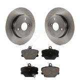 Front Disc Brake Rotors And Ceramic Pads Kit For Smart Fortwo