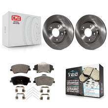 Charger l'image dans la galerie, Front Disc Brake Rotors And Ceramic Pads Kit For Hyundai Elantra