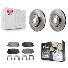 Load image into Gallery viewer, [Front] 2011-2015 Kia Optima 2.0L Premium OE Brake Rotors &amp; Ceramic Pads Kit For Max Braking