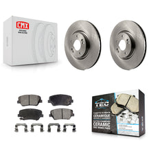 Load image into Gallery viewer, [Front] 2012-2017 Hyundai Azera Premium OE Brake Rotors &amp; Ceramic Pads Kit For Max Braking