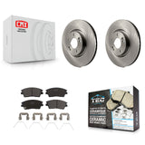 [Front] 2017-2021 Kia Sportage Turbocharged Premium OE Brake Rotors & Ceramic Pads Kit For Max Braking