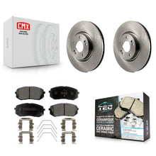 Load image into Gallery viewer, Front Disc Brake Rotors And Ceramic Pads Kit For Hyundai Sonata Kia Optima