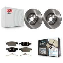 Load image into Gallery viewer, Front Disc Brake Rotors And Ceramic Pads Kit For Audi A6 Quattro A7