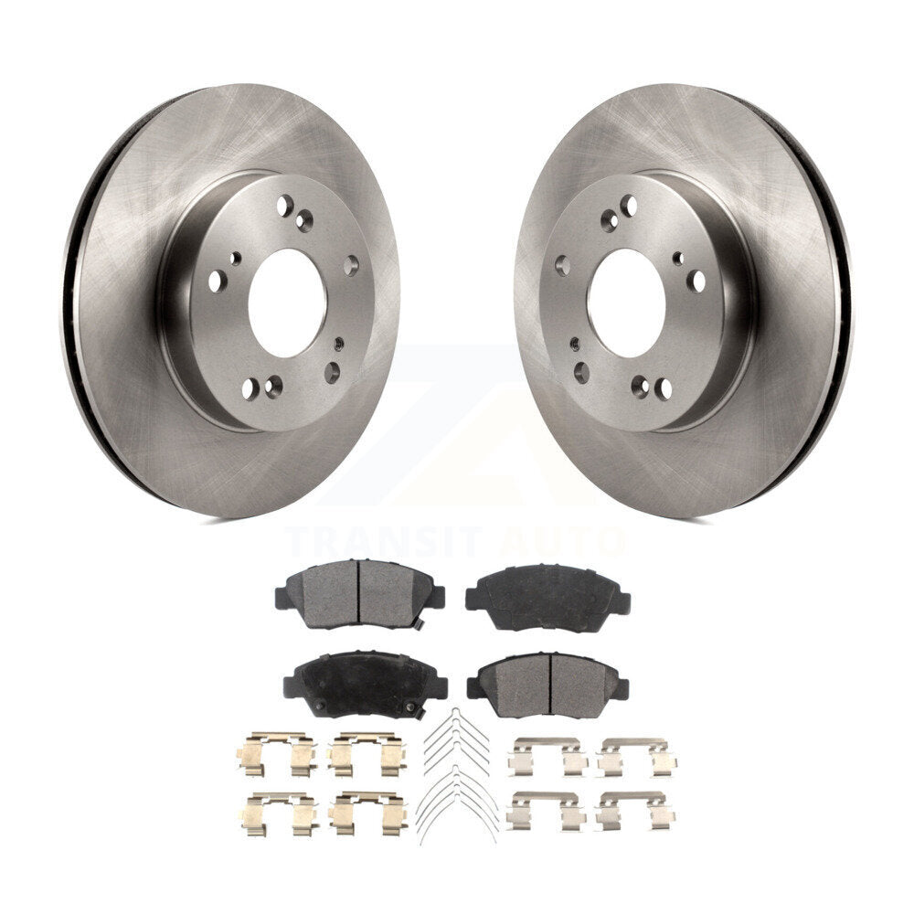 Front Disc Brake Rotors And Ceramic Pads Kit For Honda Civic Acura ILX