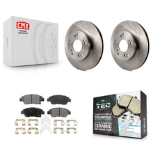 Load image into Gallery viewer, Front Disc Brake Rotors And Ceramic Pads Kit For Honda Civic Acura ILX