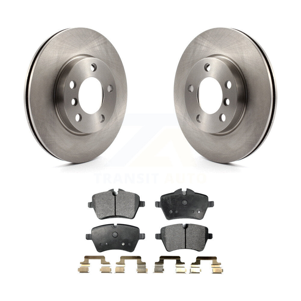 Front Disc Brake Rotors And Ceramic Pads Kit For Mini Cooper Countryman Paceman