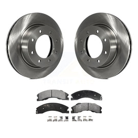 [Front] 2012-2021 Nissan NV2500 NV3500 NV1500 Premium OE Brake Rotors & Ceramic Pads Kit For Max Braking