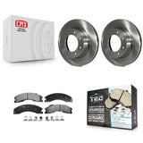 [Front] 2012-2021 Nissan NV2500 NV3500 NV1500 Premium OE Brake Rotors & Ceramic Pads Kit For Max Braking