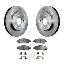 Charger l&#39;image dans la galerie, Front Disc Brake Rotors And Ceramic Pads Kit For Nissan Versa Note Micra