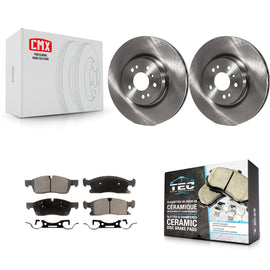 Front Brake Rotor & Ceramic Pad Kit For Mercedes-Benz ML350 GLE350 ML250 GLE300d