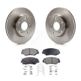 [Front] 2013 Acura ILX 2.0L Premium OE Brake Rotors & Ceramic Pads Kit For Max Braking