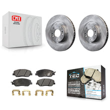Load image into Gallery viewer, [Front] 2013-2016 Hyundai Santa Fe XL 3.3L Premium OE Brake Rotors &amp; Ceramic Pads Kit For Max Braking