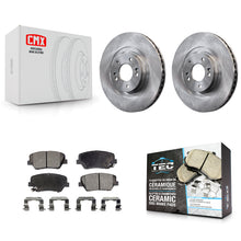 Load image into Gallery viewer, Front Disc Brake Rotors &amp; Ceramic Pad Kit For Hyundai Santa Fe Sport Kia Sorento
