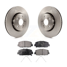 Charger l&#39;image dans la galerie, Front Disc Brake Rotors And Ceramic Pads Kit For Acura RDX ILX