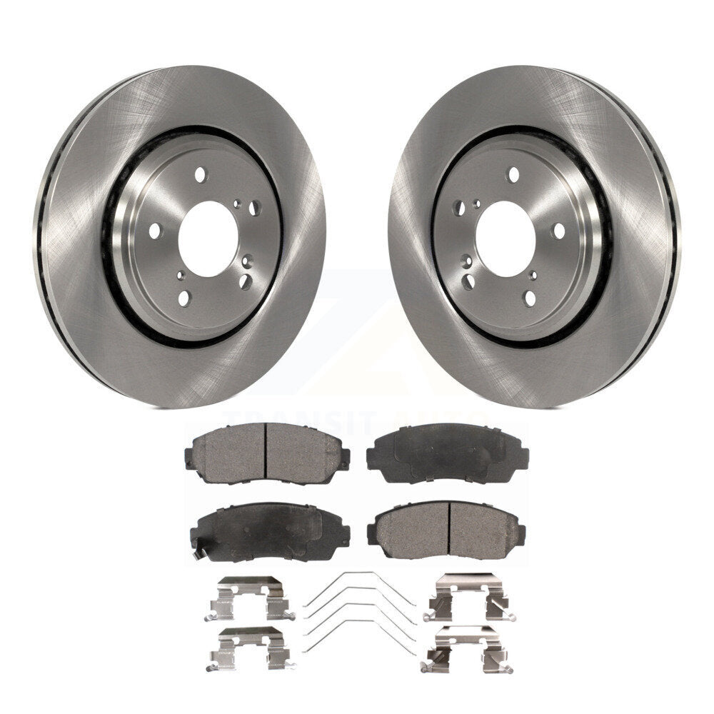 Front Disc Brake Rotors And Ceramic Pads Kit For Honda Odyssey Passport