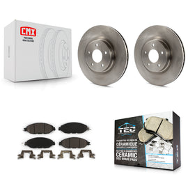 Front Brake Rotor And Ceramic Pad Kit For Nissan Pathfinder Murano INFINITI QX60
