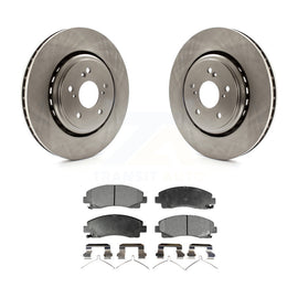 [Front] 2015-2020 Acura TLX Premium OE Brake Rotors & Ceramic Pads Kit For Max Braking