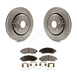 [Front] 2014-2016 Acura MDX Premium OE Brake Rotors & Ceramic Pads Kit For Max Braking