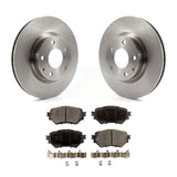 Front Disc Brake Rotors And Ceramic Pads Kit For Mazda 3 Sport 2.5L