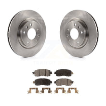 Charger l&#39;image dans la galerie, Front Disc Brake Rotors And Ceramic Pads Kit For Nissan LEAF