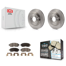 Load image into Gallery viewer, Front Disc Brake Rotors And Ceramic Pads Kit For Nissan LEAF
