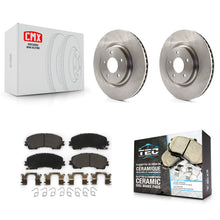 Charger l'image dans la galerie, Front Disc Brake Rotors And Ceramic Pads Kit For Nissan Rogue