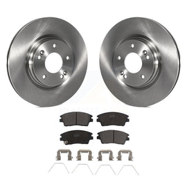 Front Disc Brake Rotor & Ceramic Pad Kit For Hyundai Elantra Tucson Kia Sportage