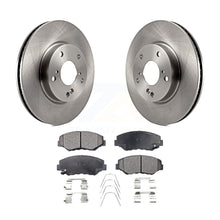 Load image into Gallery viewer, Front Disc Brake Rotors And Ceramic Pads Kit For Honda Civic