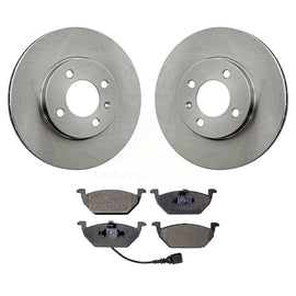 Front Brake Rotors Ceramic Pad Kit For 1999 Volkswagen Jetta 1.9L Old Body Style