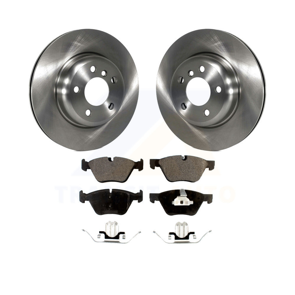 Front Disc Brake Rotors And Ceramic Pads Kit For BMW 528i xDrive