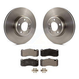 Front Brake Rotor Ceramic Pad Kit For 13 BMW 328i 3.0L With 340mm Diameter