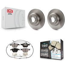 Charger l'image dans la galerie, Front Disc Brake Rotors And Ceramic Pads Kit For BMW 650i 535i 550i 645Ci 545i