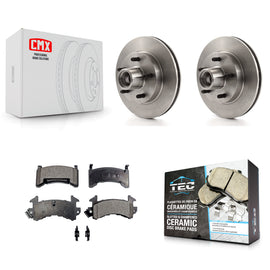 Front Brake Rotor Ceramic Pad Kit For Chevrolet S10 GMC Camaro Blazer Pontiac El