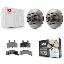 Charger l'image dans la galerie, Front Brake Rotor Hub Ceramic Pad Kit For Chevrolet Tahoe GMC C2500 Express 3500