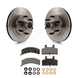 Front Brake Rotors & Ceramic Pad Kit For Chevrolet C2500 Express 2500 GMC Savana