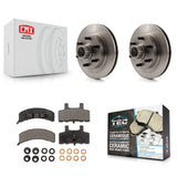 Front Brake Rotors & Ceramic Pad Kit For Chevrolet C2500 Express 2500 GMC Savana