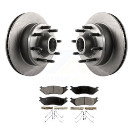 [Front] 2007 Ford E-150 Premium OE Brake Rotors & Ceramic Pads Kit For Max Braking