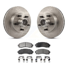 Load image into Gallery viewer, Front Disc Brake Rotors Hub Assembly Ceramic Pad Kit For Mazda B2300 B3000 B4000