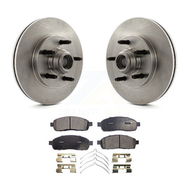 [Front] 2004 Ford F-150 RWD With 5 Lug Wheels Premium OE Brake Rotors & Ceramic Pads Kit For Max Braking