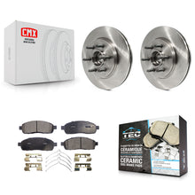 Charger l'image dans la galerie, Front Disc Brake Rotors Hub &amp; Ceramic Pad Kit For Ford F-150 Lincoln Mark LT RWD