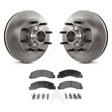 Load image into Gallery viewer, Front Disc Brake Rotor Ceramic Pad Kit For Ford F-250 Super Duty F-350 Excursion